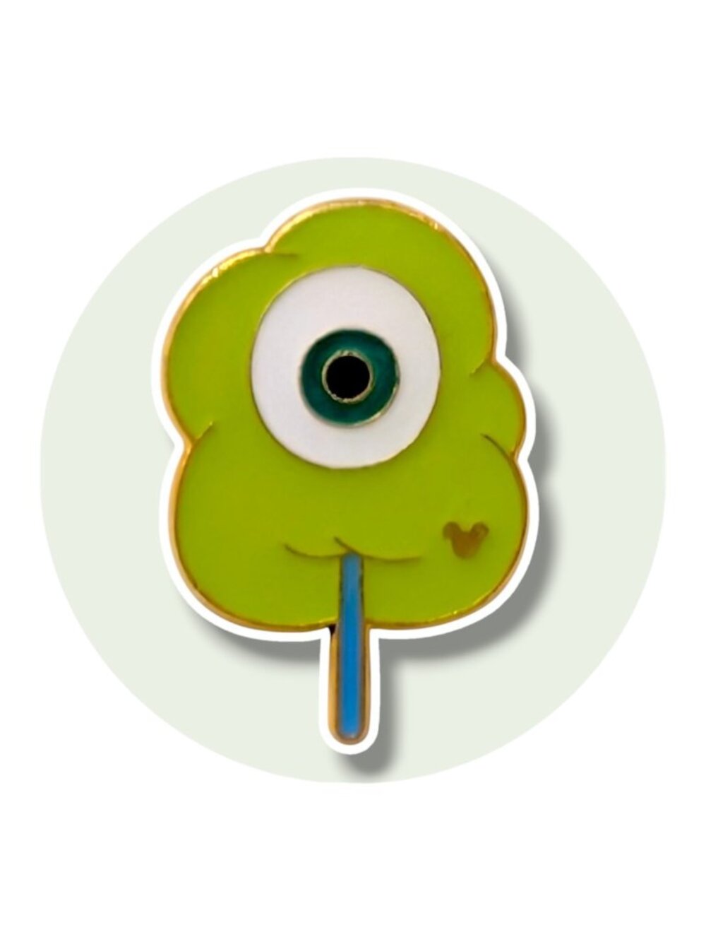 Monsters Inc. Disney Pin: Mike Wazowski Cotton Candy